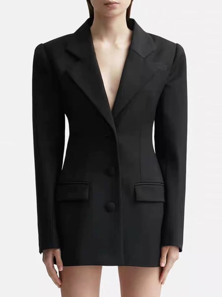 New Arrivals Dropshipping Hot Fashion and Sexy Crystal Beading Backless Slim Fit Blazer and Jacket for Women