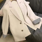 Veste Cardigan Élégante Femme Blazer Long Uni à Manches Longues pour le Bureau