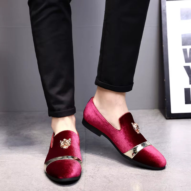 Blue Color Fashion Design Men Casual Leisure Shoes Loafers Shoes for Men Luxury