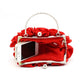 2022 New Women Lady Satin Flower Evening Party Cloth Handbag Bride Small Elegant Dress Cocktail Bag Handbag Clutchbag