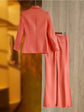 New Arrivals Dropshipping High Quality Two-Piece Blazer and Loose Wide Leg Pants Two Piece Suit for Women