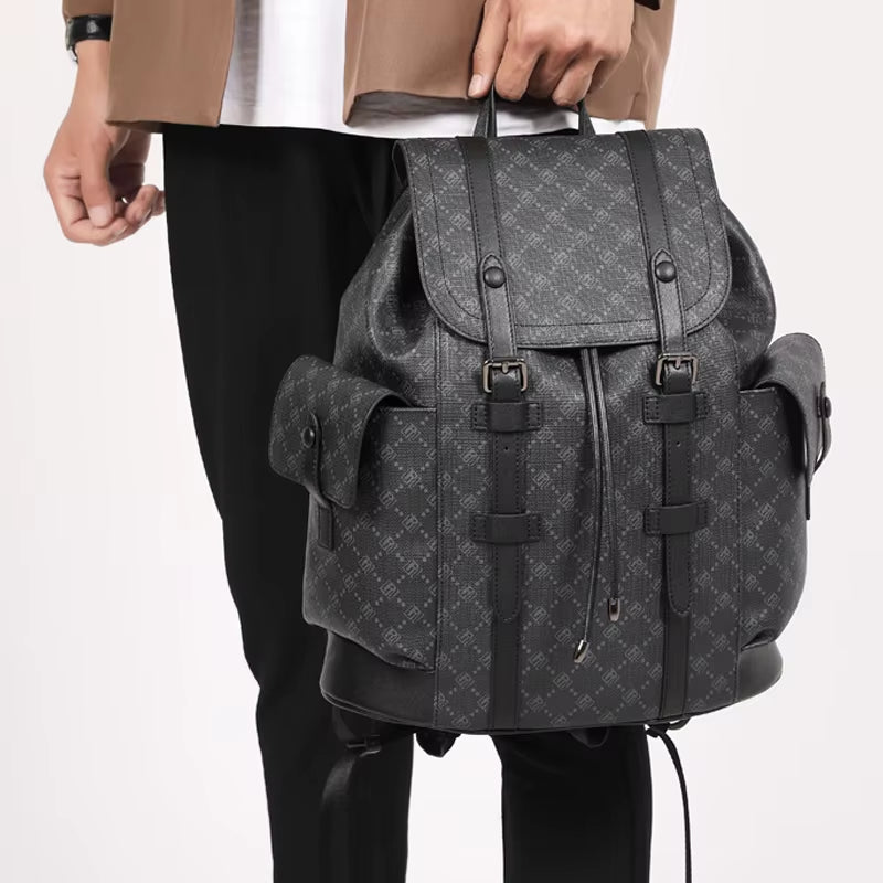 Custom Logo Wholesale Fashion Business Leather Travel Waterproof Bagpack Back Pack Design School Laptop Bag Backpacks