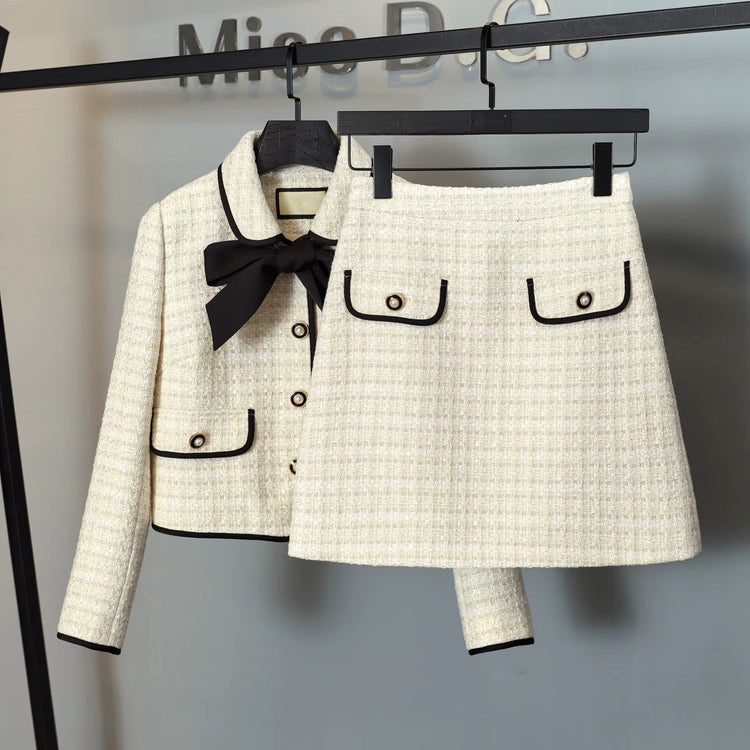 New Dropshipping High Quality Hot Fashion and Elegant 2 Pieces Skirt and Jacket Business Woman Suit for Women Formal