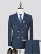 Costume Homme Slim Fit Blazer Double Boutonnage pour Soirée