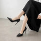 Élégantes Escarpins Noirs à Talons Fins Confort et Style Sophistiqué pour Femme Active
