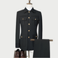 Costume Homme Élégant  Ensemble 2 Pièces Classique et Chic à Multiples Boutons et Poches