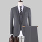 2024 Men Suit 3 Piece Set Korean Fashion Suit Coat + Vest + Pants Professional Wedding Best Man Clothing Business Formal Suits