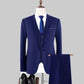 2024 Men Suit 3 Piece Set Korean Fashion Suit Coat + Vest + Pants Professional Wedding Best Man Clothing Business Formal Suits