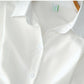 Chemise blanche unie pour femme 2023 Blouse décontractée à manches mi-longues