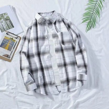 Chemise à Carreaux Homme Manches Longues