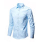 Chemise Homme Manches Longues Style Smart Casual Élégance Printemps/Été