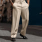 Pantalon Homme Élégant Coupe Large et Confort Luxe