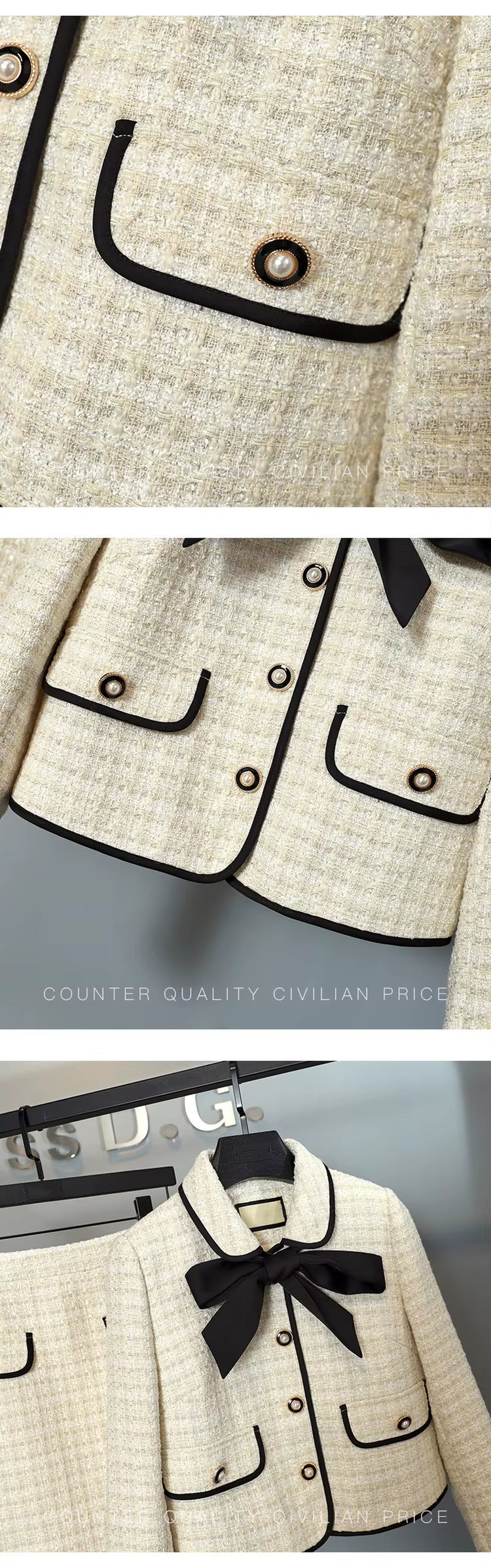 New Dropshipping High Quality Hot Fashion and Elegant 2 Pieces Skirt and Jacket Business Woman Suit for Women Formal