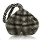2022 New Women Lady Evening Party Crystal Handbag Strap Retro Bride Simple Zipper Small Elegant Dress Cocktail Bag Handbag